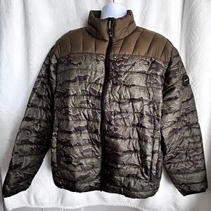 Hawke & Co  Green Camo Men’s Jacket  Full Zip Lightweight Size XXL